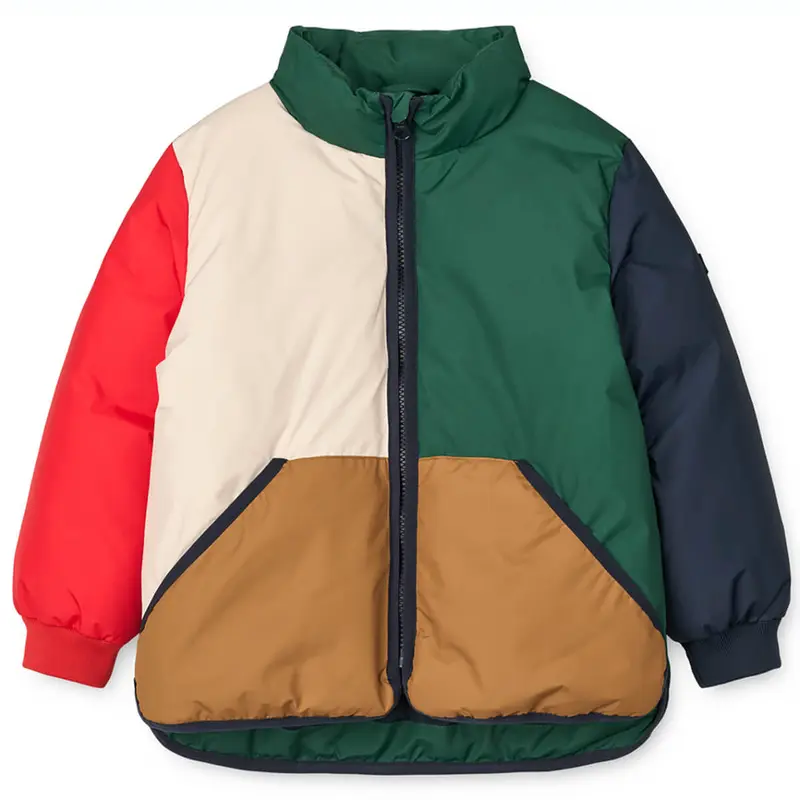 Brantley Jacket in Apple Red Multi Mix by Liewood