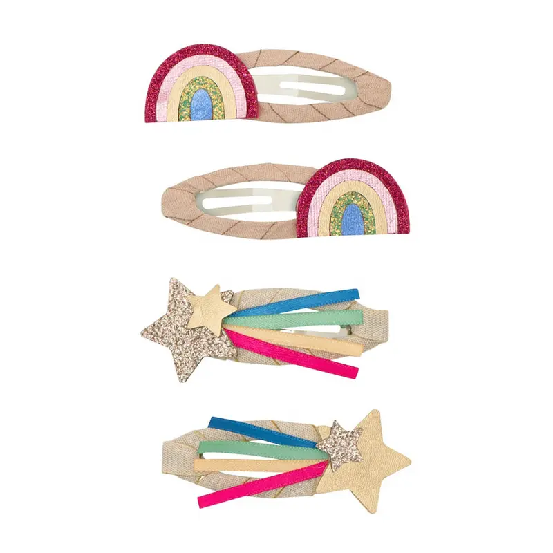 Disco Over The Rainbow Clic Clac Hair Clips by Mimi & Lula
