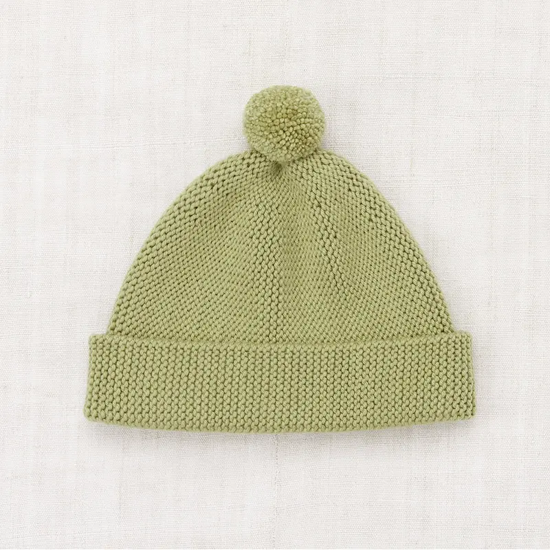 Garter Hat in Linden by Misha & Puff