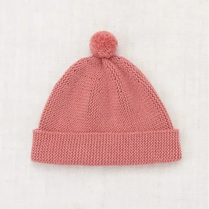 Garter Hat in Rosewood by Misha & Puff