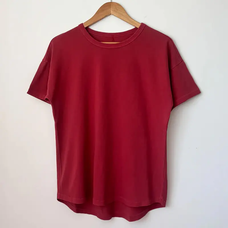 Her Tee in Crayon Red by Le Bon Shoppe