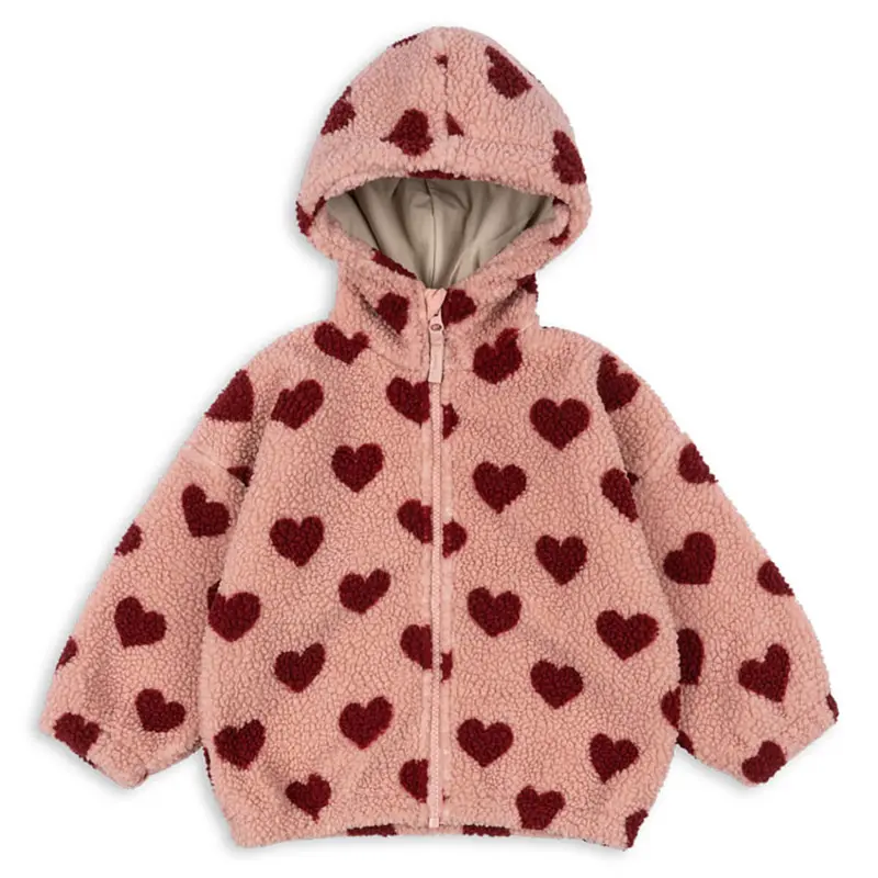 Jody Hooded Jacket in Coeur Mellow by Konges Sljd