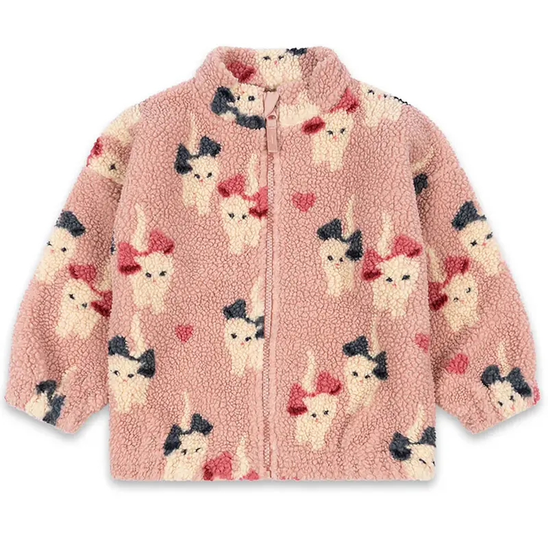 Jody Teddy Jacket in Bow Kitty by Konges Sljd