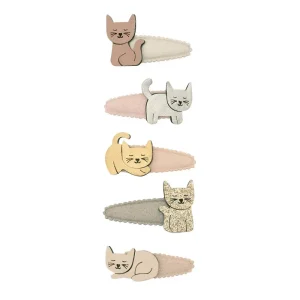 Kitty Cat Mini Clic Clac Hair Clips by Mimi & Lula