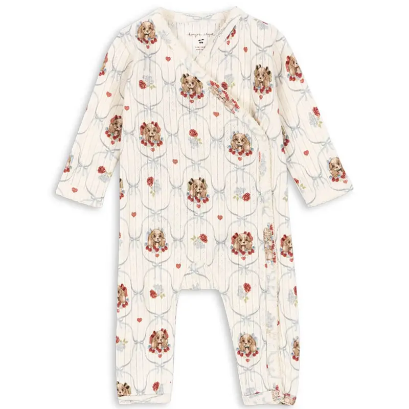 Minnie Newborn Onesie in Puppy by Konges Slojd