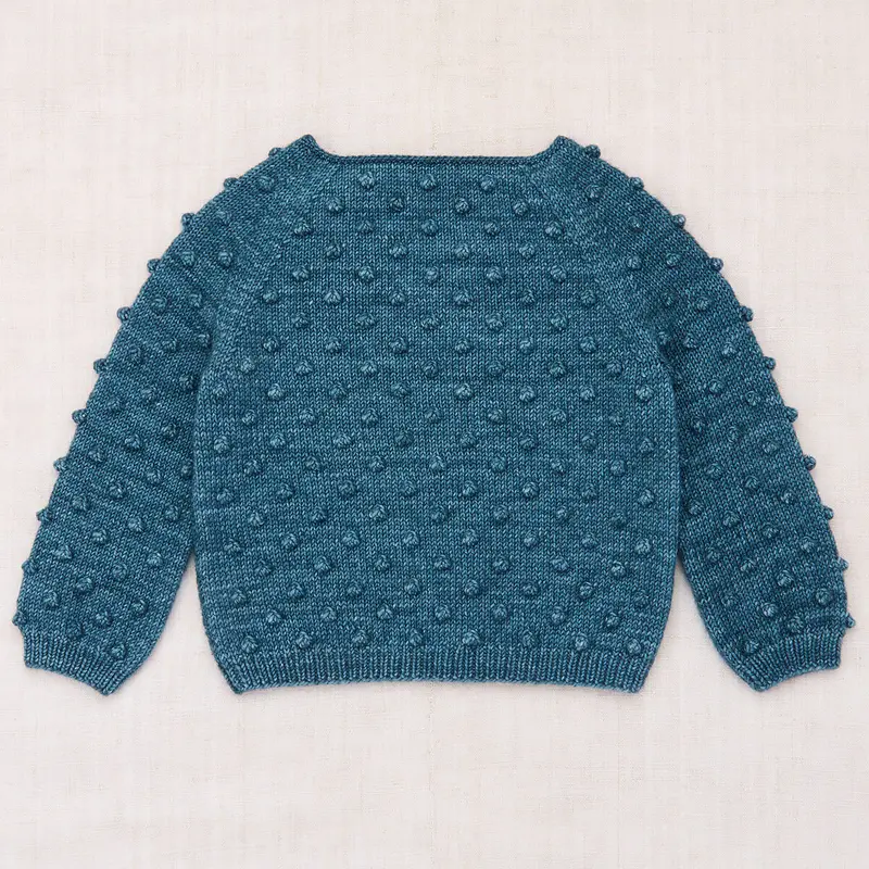 Original Popcorn Sweater in Blue Smoke by Misha & Puff