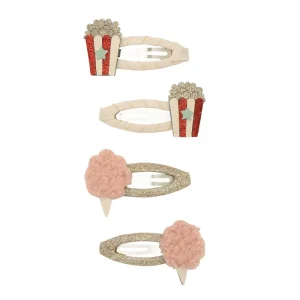 Popcorn And Candyfloss Clic Clac Hair Clips by Mimi & Lula