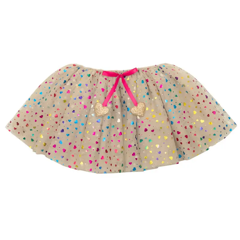 Rainbow Hearts Tutu by Mimi & Lula