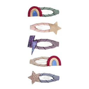 Rainbow Mini Clic Clac Hair Clips by Mimi & Lula