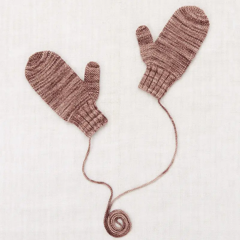 Safe Harbour Mittens in Affogato by Misha & Puff