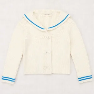 Sailor Rib Cardigan in Sugar by Misha & Puff