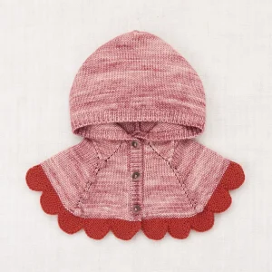 Scallop Capelet in Prairie Rose by Misha & Puff