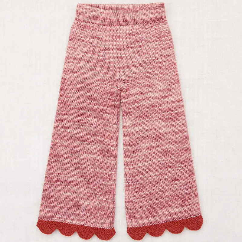Scallop Edge A-Pant in Prairie Rose by Misha & Puff