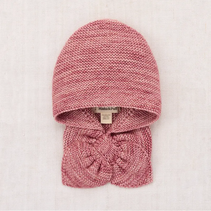 Sledding Hood in Prairie Rose by Misha & Puff