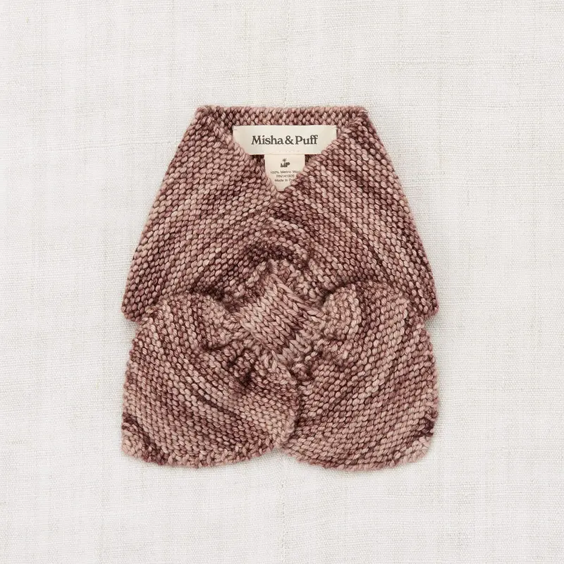 Sledding Scarf in Affogato by Misha & Puff