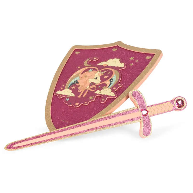 Sword and Shield Set in Pink by Konges Sljd