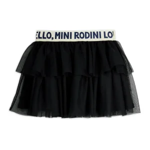 Tulle Skirt in Black by Mini Rodini