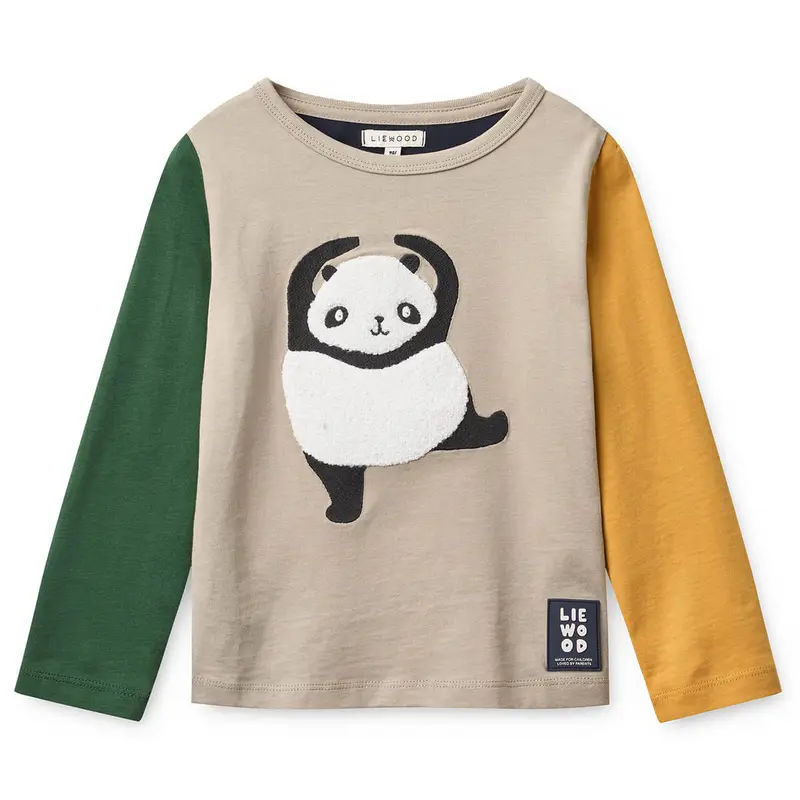 Apia Long Sleeve T Shirt in Panda by Liewood