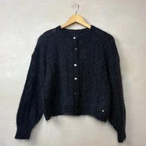 Chouette Cardigan in Slate by Des Petits Hauts