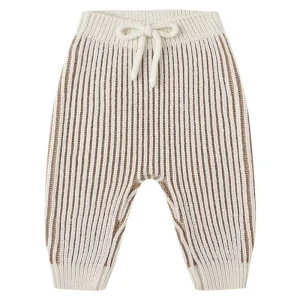 Chunky Knit Pant in Gold by Quincy Mae