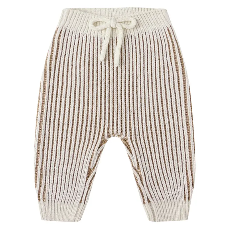 Chunky Knit Pant in Gold by Quincy Mae