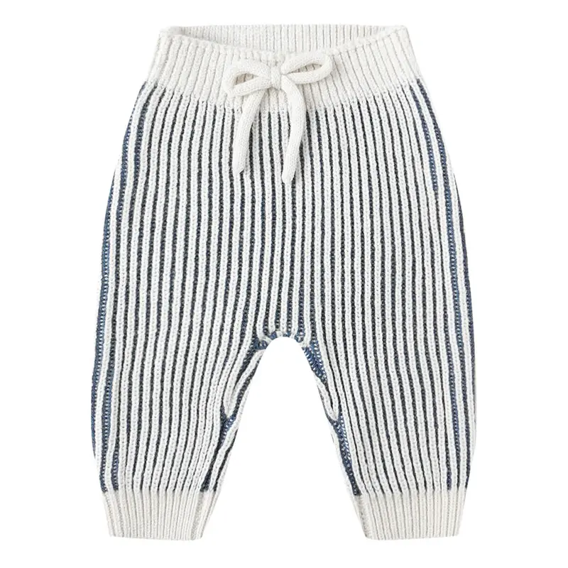 Chunky Knit Pant in Ocean by Quincy Mae