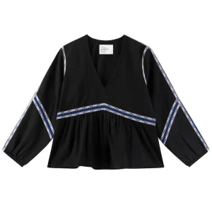 Cita Shirt in Black by Leon & Harper