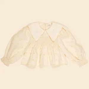 Cornelia Blouse in Broderie by Apolina