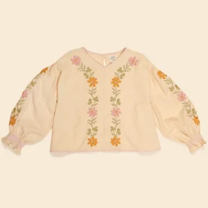 Darlene Blouse in Cashew by Apolina