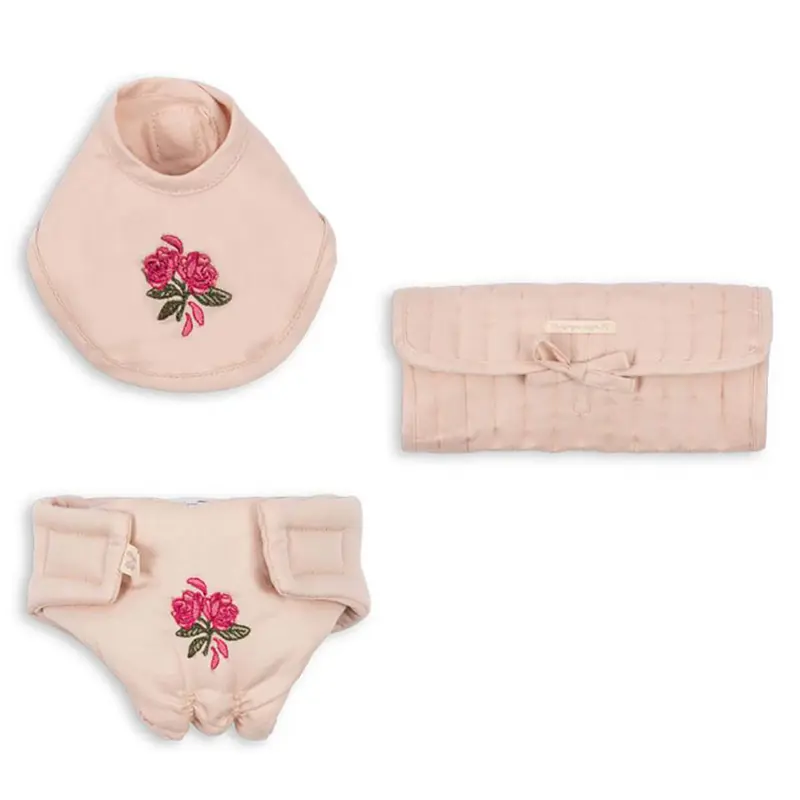 Doll Nursery Set in Cameo Rose by Konges Sljd