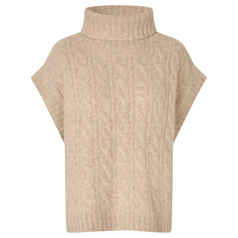 Fresno Knit Vest in Sand by Lollys Laundry