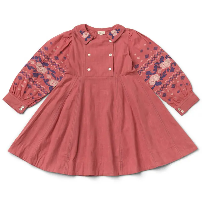 Gemma Dress in Dusty Cedar by Lali