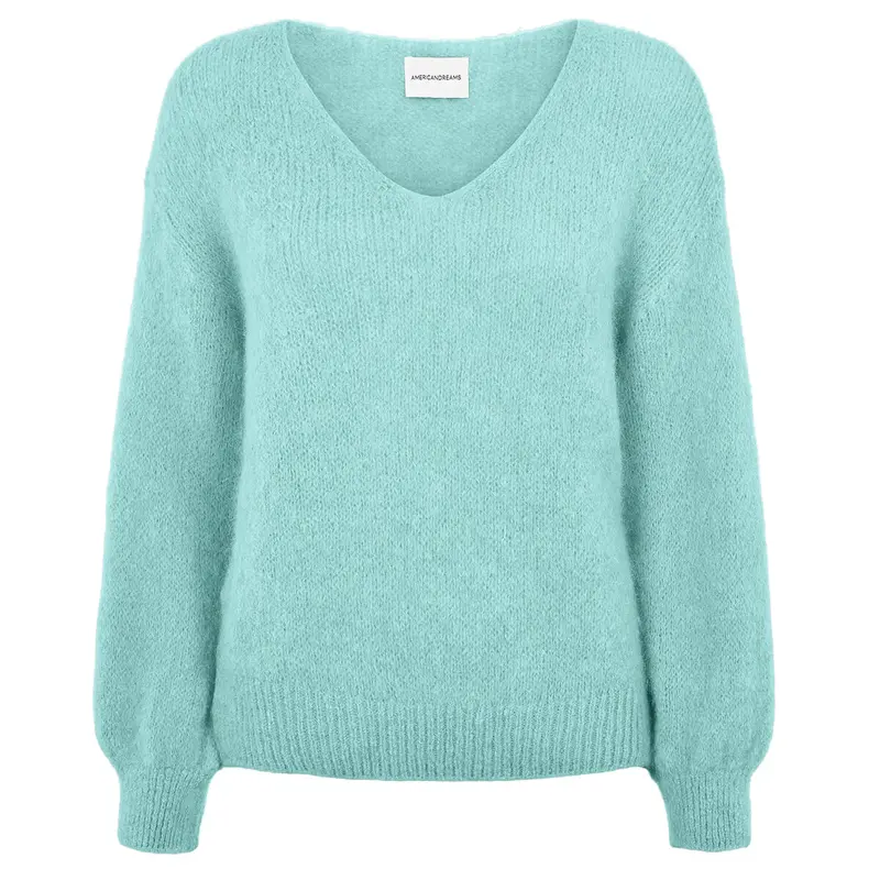 Milana Alpaca Pullover in Seafoam Green by Americandreams
