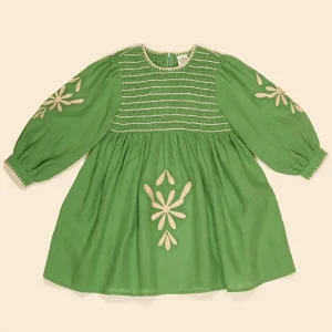 Noemie Dress in Retro Green by Apolina