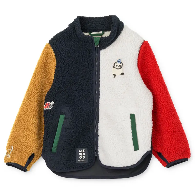 Nolan Pile Jacket in Around The World by Liewood