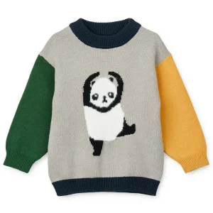 Orlane Embroidery Knit Jumper in Panda by Liewood