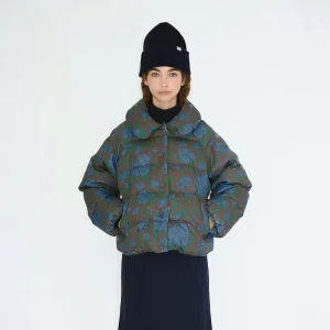 Roses Short Jacket in Dark Brown by The Tiny Big Sister