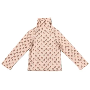 Snap Turtleneck in Textured Floral by Lali