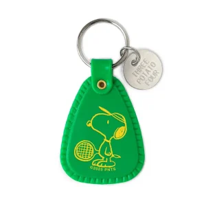 Snoopy Tennis Saddle Keychain by Three Potato Four X Peanuts