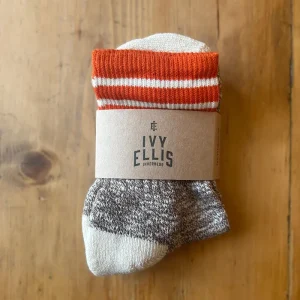 The Brora Women's Highland Coastline Slub Socks by Ivy Ellis