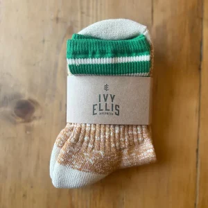 The Gairloch Women's Highland Coastline Slub Socks by Ivy Ellis