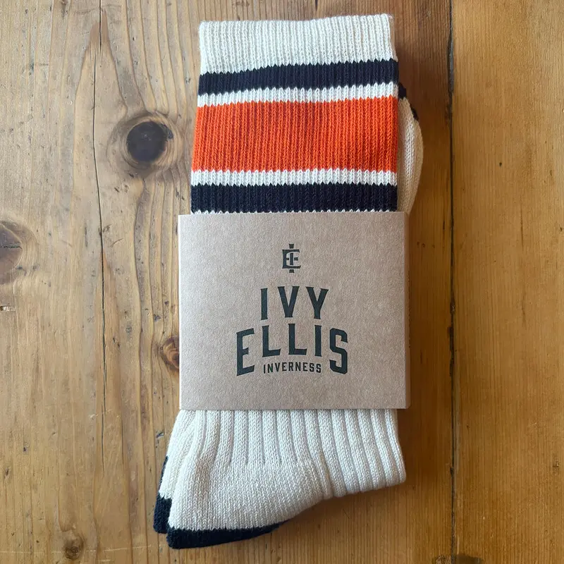 The Luckman Men's Crew Vintage Sports Socks by Ivy Ellis