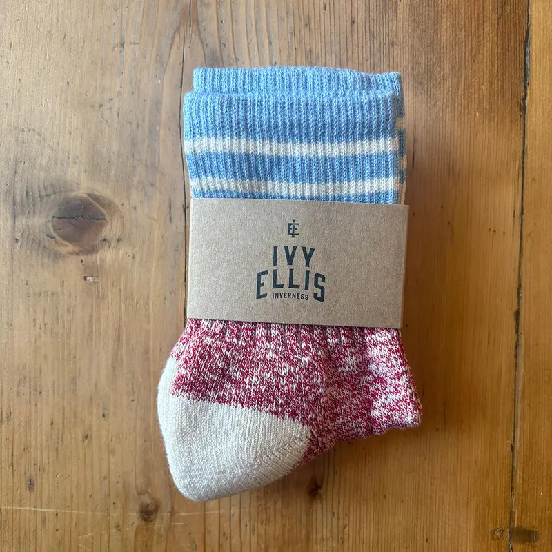 The Nairn Women's Highland Coastline Slub Socks by Ivy Ellis