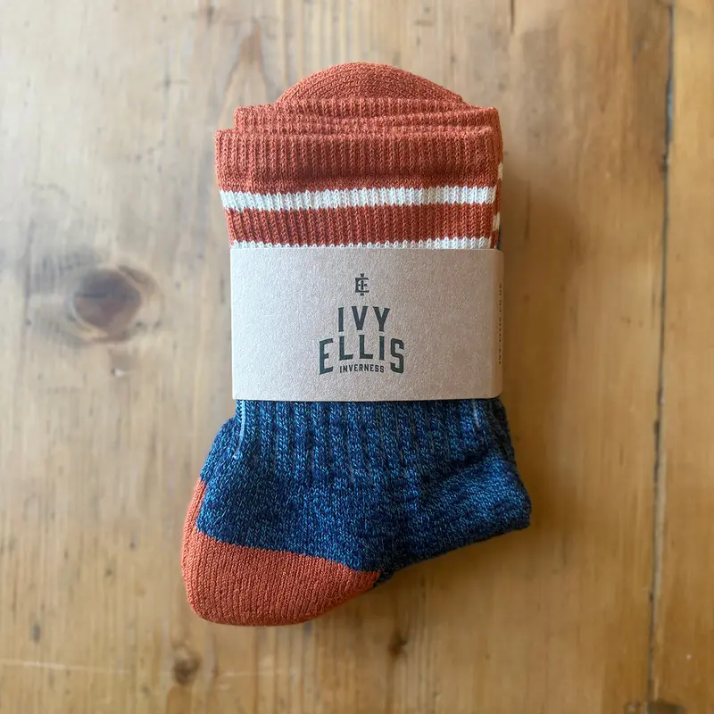 The Sannick Women's Highland Coastline Slub Socks by Ivy Ellis