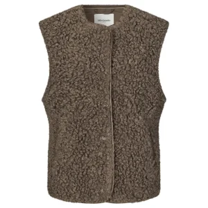 Vada Vest in Dark Mokka by Lollys Laundry