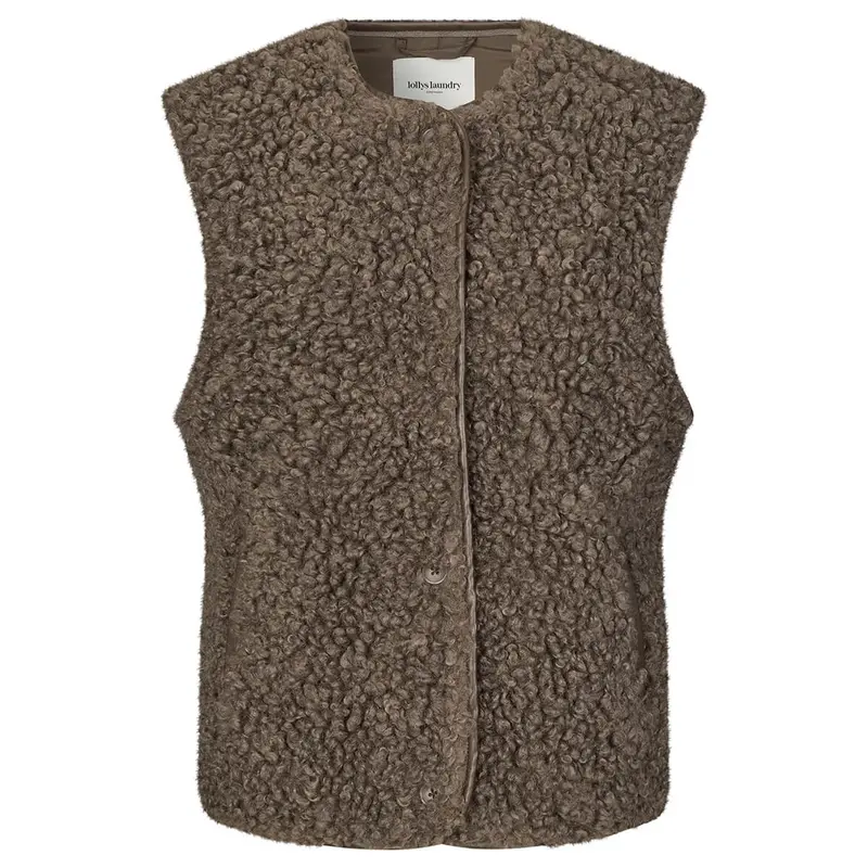 Vada Vest in Dark Mokka by Lollys Laundry