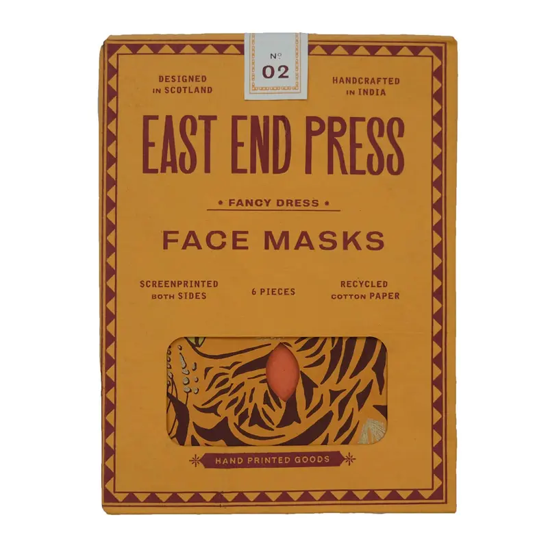 Animal Fancy Dress Face Mask Set by East End Press