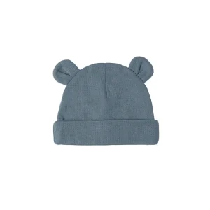 Baby Bear Beanie in Ocean by Quincy Mae