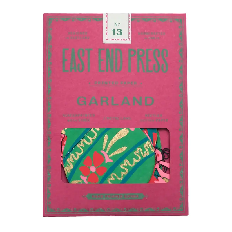 Baubles Paper Garland by East End Press
