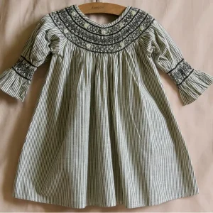 Dress in Black Stripe by Bonjour